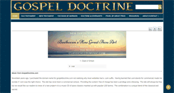 Desktop Screenshot of gospeldoctrine.com